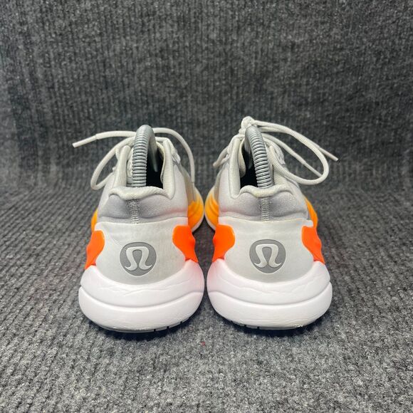 Lululemon Blissfeel Run Vapor Grey Orange Athletic Running Shoes Womens Size 8.5 - Picture 4 of 8
